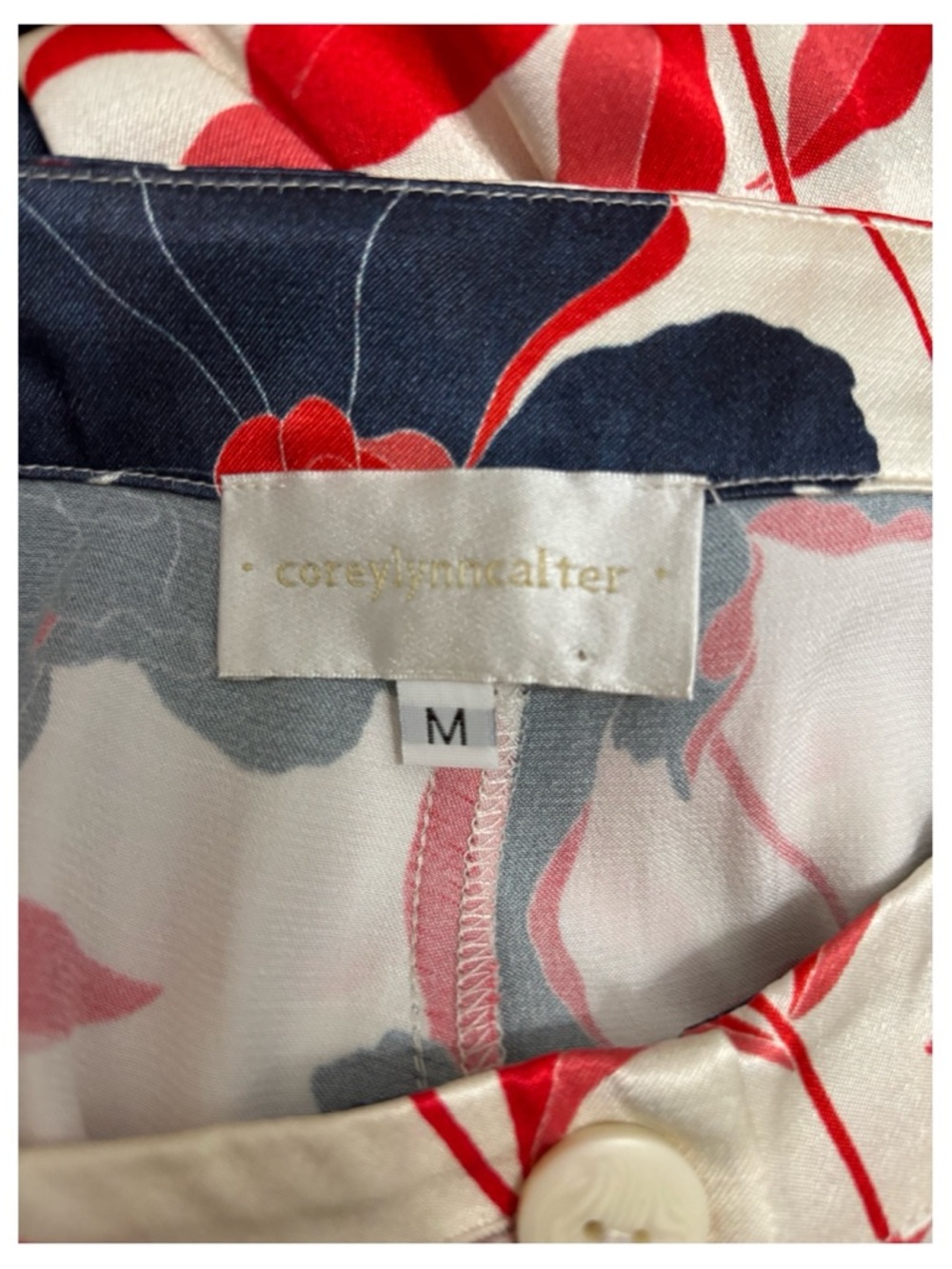 NWOT Anthropologie Corey Lynn Calter Printed Wide Leg Pants in Medium - Picture 9 of 11